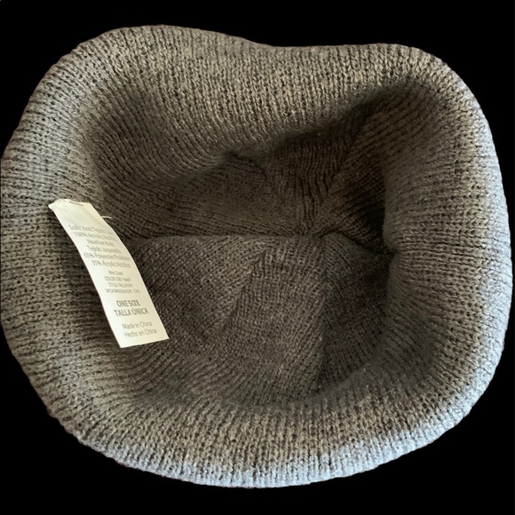 2- New Winter Beanie Hats fits 1 Sz Gray Blue - Picture 3 of 4